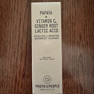 Youth to the people Papaya + Vitamin C Ginger Root Lactic acid cleanser